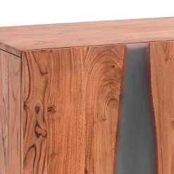 Anubi madia 3 ante realizzata in legno massello di acacia cm.h80 l170 p45