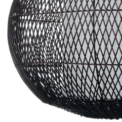 Aritha black lampadario da interno/esterno in lidi colore nero d60xh60 cm