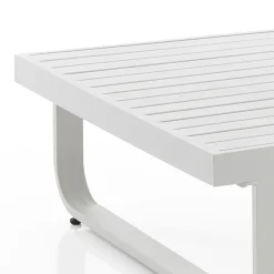 Aron outdoor divano 2 posti basamento alluminio tessuto waterproof cm. l.156 p.78 h.66