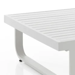 Aron outdoor divano 2 posti basamento alluminio tessuto waterproof cm. l.156 p.78 h.66