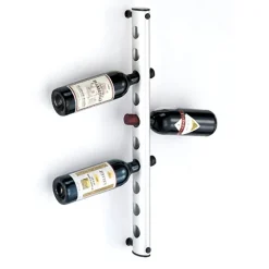 Artus porta 10 bottiglie alluminio cm h66 l4 p10