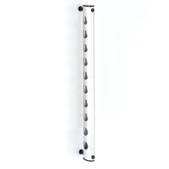Artus porta 10 bottiglie alluminio cm h66 l4 p10