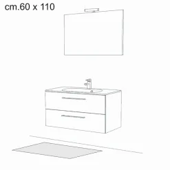 Berber 07 tappeto bagno scendiletto cm 60 x 110 pet friendly riduce gli allergeni