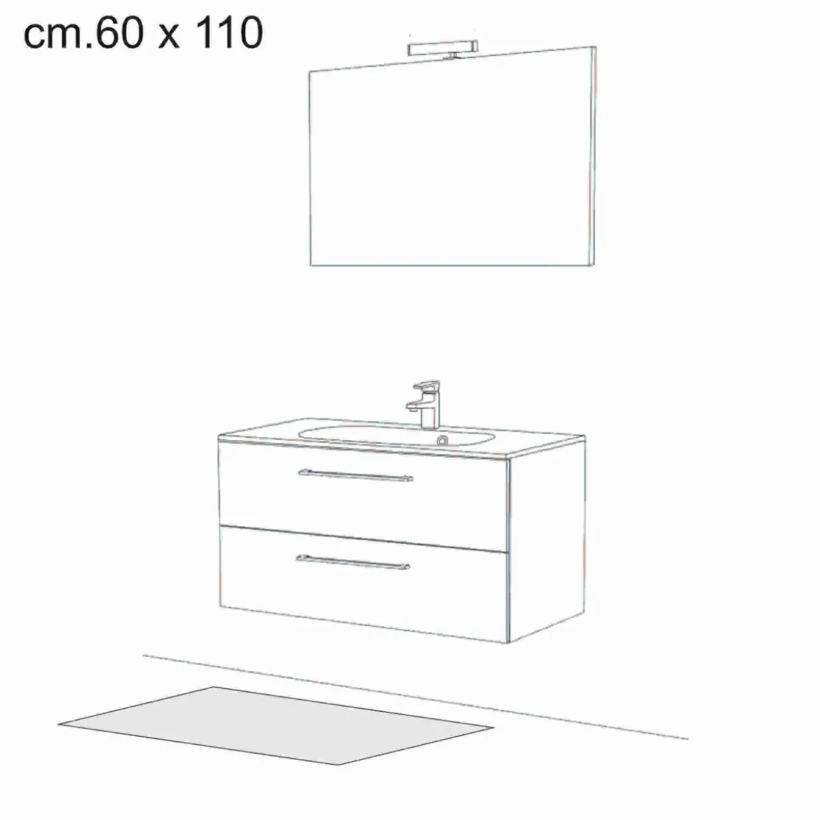 Berber 10 tappeto bagno scendiletto cm 60 x 110 pet friendly riduce gli allergeni