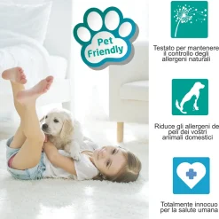 Berber 06 tappeto cm 160 x 230 pet friendly riduce gli allergeni