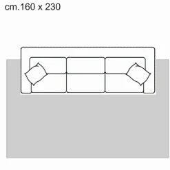 Berber 09 tappeto cm 160 x 230 pet friendly riduce gli allergeni