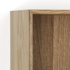 Billa mensola contenitore 1 vano impiallacciata rovere l20 p15 h20 cm