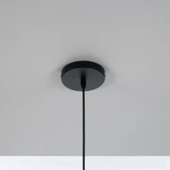 Cage lampadario in metallo nero opaco filo regolabile d50 h25 cm