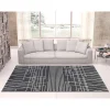 City grey black 15 tappeto 100% polipropilene cm 133 x 190