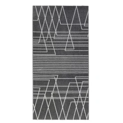 City grey black 14 tappeto corsia 100% polipropilene cm 80 x 150