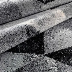City grey black 02 tappeto corsia 100% polipropilene cm 80 x 150