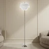 Cloud lampada da terra in polipropilene bianco opaco e acciaio d40 h170 cm