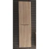 Colonna pensile in legno finitura rovere tranchè con ante ammortizzate l40 p30 h150 cm