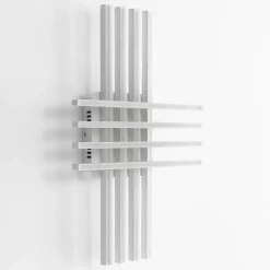 Cross white plafoniera / applique led in metallo bianco opaco 60x40 h13 cm