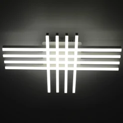 Cross white plafoniera / applique led in metallo bianco opaco 60x40 h13 cm