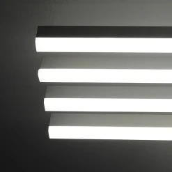 Cross white plafoniera / applique led in metallo bianco opaco 60x40 h13 cm
