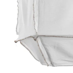 Datu lampadario in cotone bianco naturale per interno/esterno 40x40xh55 cm