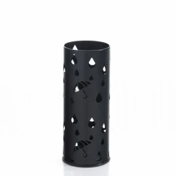 Dew portaombrelli in acciaio nero opaco d19xh49.5 cm