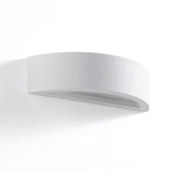 Domus-d applique in gesso di bianco opaco 30x10 h7.5 cm