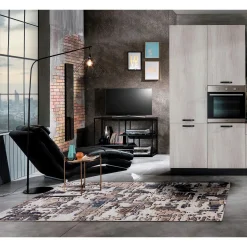 Elegant brown 03 tappeto 100% polipropilene cm 133 x 190