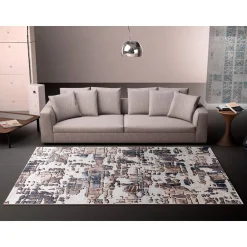 Elegant brown 03 tappeto 100% polipropilene cm 133 x 190