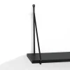 Fast black mensola da parete nero opaco 60x22xh30 cm