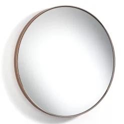 Fit-a copper specchio da parete in acciaio finitura rame lucido d60 cm
