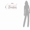 Freedom scritta luminosa neon luce fredda alimentazione usb 45x20 cm
