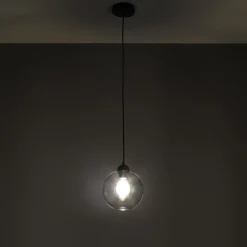 Globe 20 clear lampadario in vetro trasparente diametro 20 cm