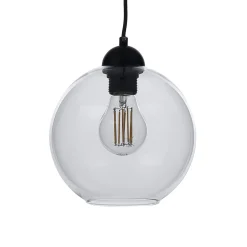 Globe 20 clear lampadario in vetro trasparente diametro 20 cm