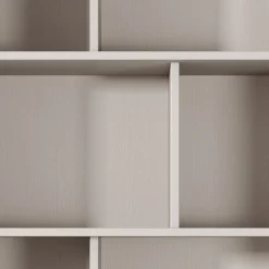 Gretha beige libreria colore beige opaco 2 cassetti h1938 l882 p38
