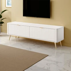 Gretha beige porta tv colore beige opaco 2 ante a ribalta h512 l1632 p38