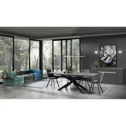 Grey elemento centrale rivestimento cotone nido d'ape grigio dimensioni l80 p80 h40 cm