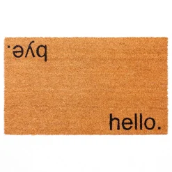 Hello-bye zerbino in fibre di cocco con retro antiscivolo 75x45 cm