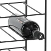Idolino cantinetta porta bottiglie in acciaio nera opaco 18 bottiglie 31x23.5xh66.5 cm