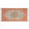 India tappeto bagno / scendiletto in cotone 100% con nappe 110x60 cm