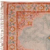 India tappeto large in cotone 100% con nappe 260x150 cm