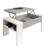 James cement tavolino contenitore grigio cemento e finitura larice bianco 98.5x50xh42.5 cm