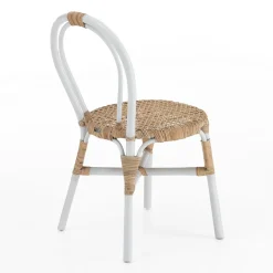 Jaya white sedia in rattan bianca 46x55xh87 cm