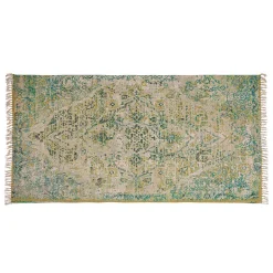 Kesar tappeto bagno / scendiletto cotone 100% con nappe 110x60 cm