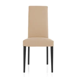 Lella Sedia in Tessuto Begie, 46 x 45 x h100 cm - Made in Italy