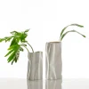 Ligio white vaso in ceramica colore bianco finitura opaca 14x14x26 cm
