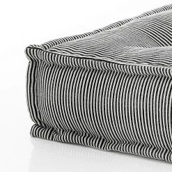 Lines poltrona chaise longue rivestimento cotone bianco dimensioni l80 p80 h60 cm