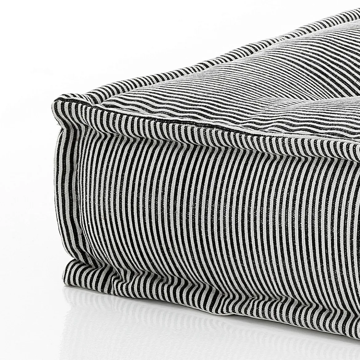 Lines poltrona chaise longue rivestimento cotone bianco dimensioni l80 p80 h60 cm