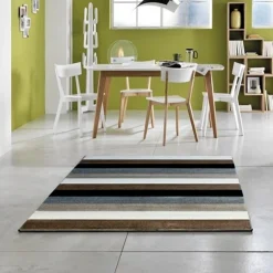 Lines tappeto cm 140 x 190 100% polipropilene intagliato a mano