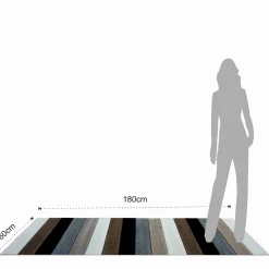 Lines tappeto cm 60 x 180 ideale per cucina ingresso corridoio zona notte