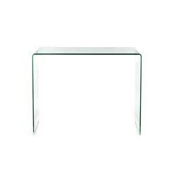 Little bridg consolle in vetro curvato 85x40xh70 cm