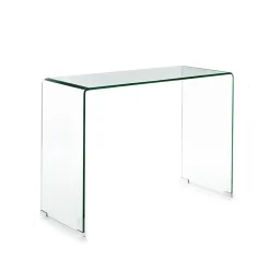 Little bridg consolle in vetro curvato 85x40xh70 cm