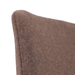 Lollo brown sedia da ufficio regolabile e girevole in polipropilene bianco opaco seduta in tessuto marrone 62.5x61 h101/111 cm