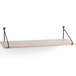 Lower fast mensola da parete togo wood finitura rovere 60x16 cm